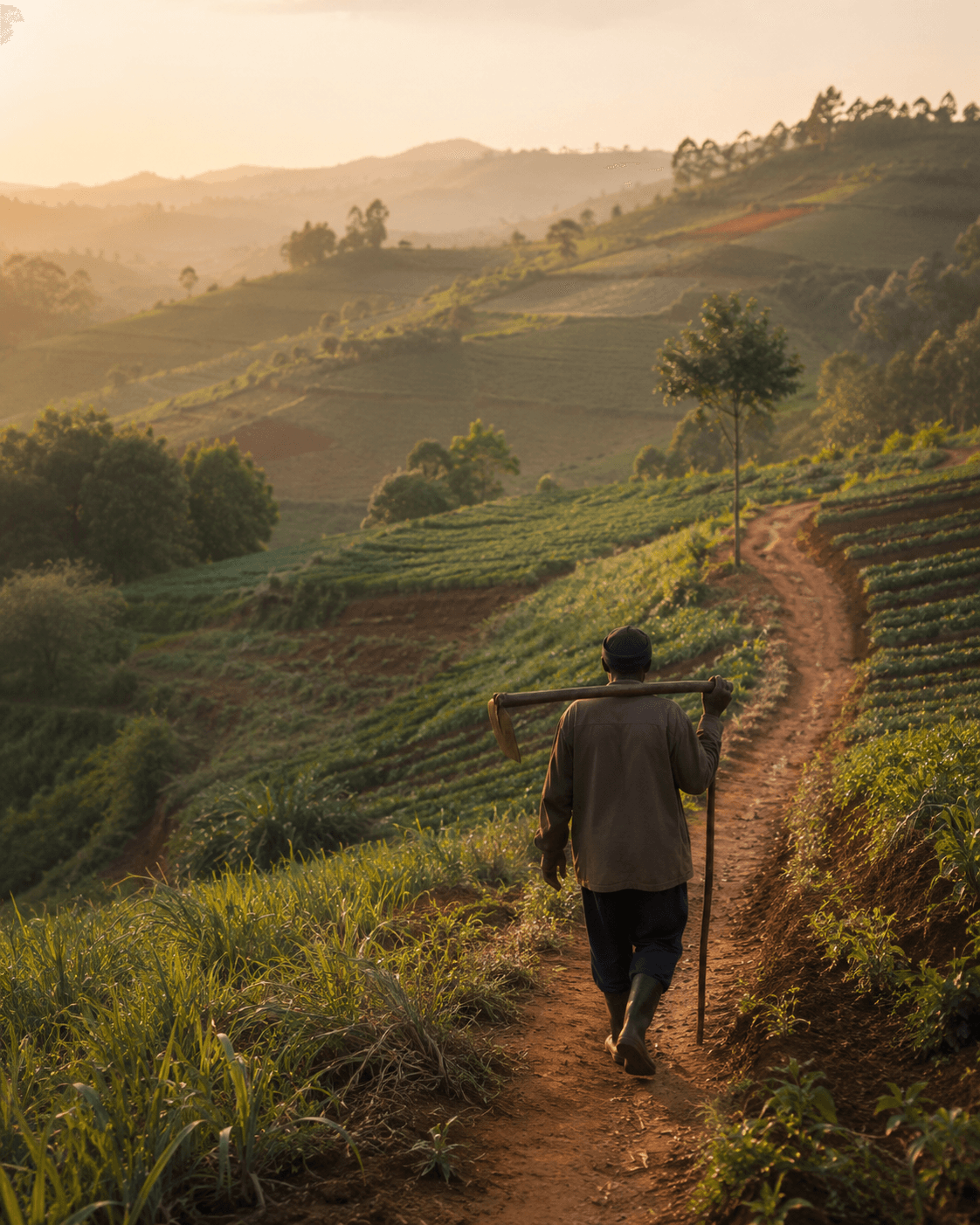 Les hautes terres de Bangou — paysage de l'Ouest Cameroun